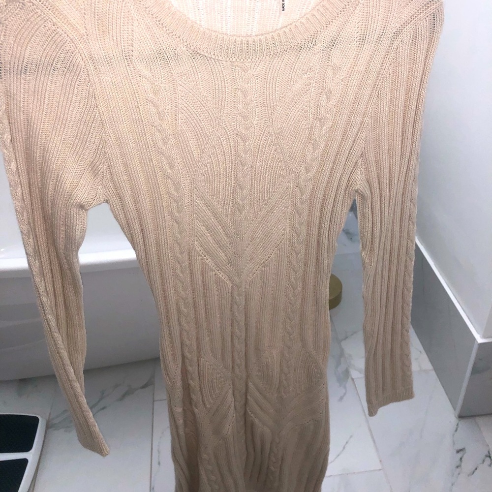 Sweater dress from red dress boutique